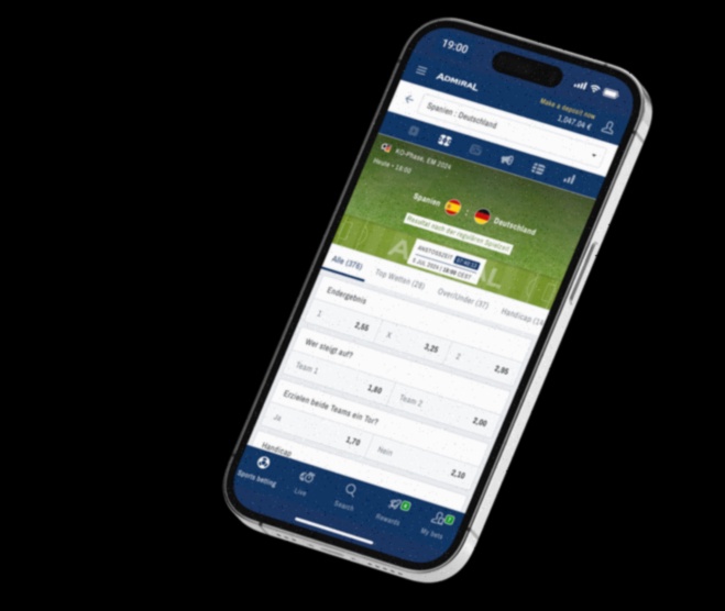 Neue admiral app bonus anmelden