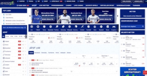 Sportaza alternativ registrieren